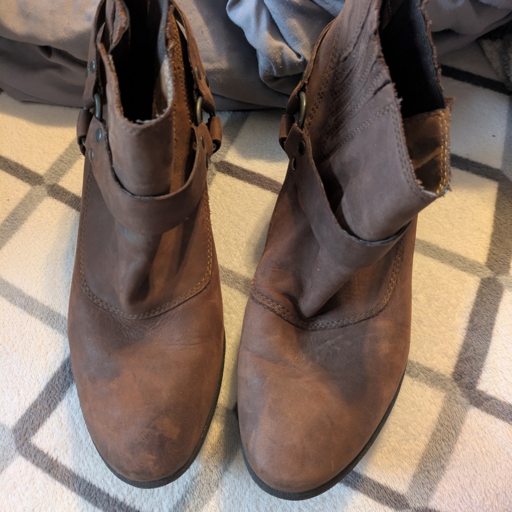 Boc Rustic Brown Ankle Booties - image 1